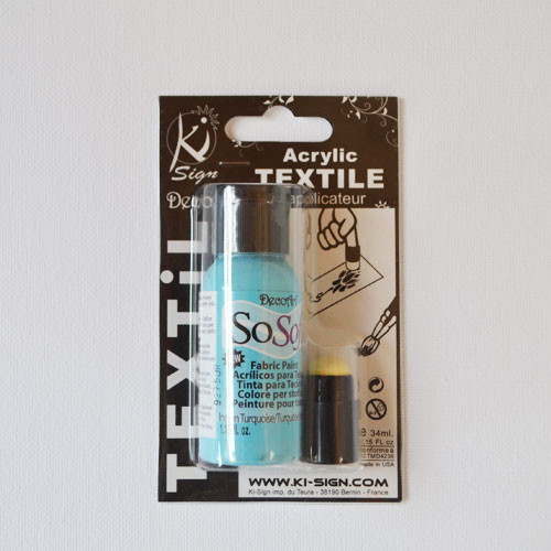 Barva na textil So Soft modrá / tyrkys — foto 1