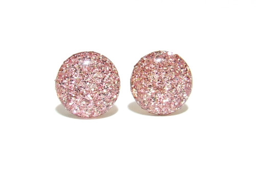 Rose quartz 10mm chirurgická ocel — foto 1