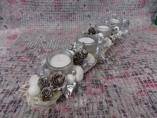 Ledová adventní lišta — foto 1