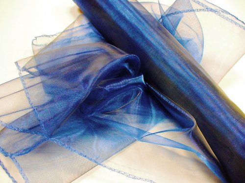 Organza" atramentová modrá" — foto 1