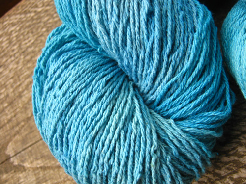 Buretové hedvábí 4mm - "Aqua" — foto 1