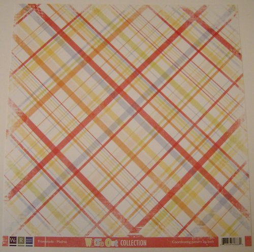 Papír na scrapbook Promenade Madras — foto 1