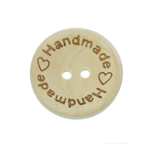 Dřevěný knoflík ~ Handmade 25mm