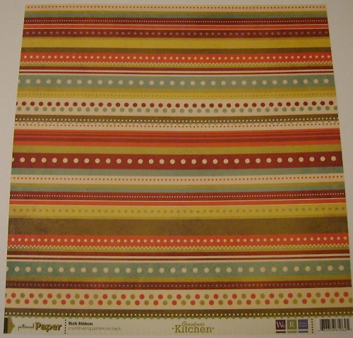 Papír na scrapbook Rich Ribbon — foto 1