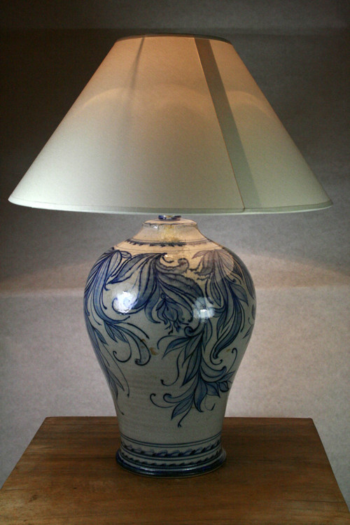 Malovaná lampa střední — foto 1