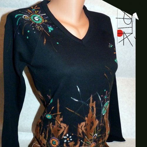 Triko dámské, "KYTKY", XL, rezervace — foto 1