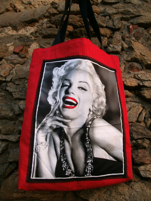 Marylin - red denim - taštice — foto 1