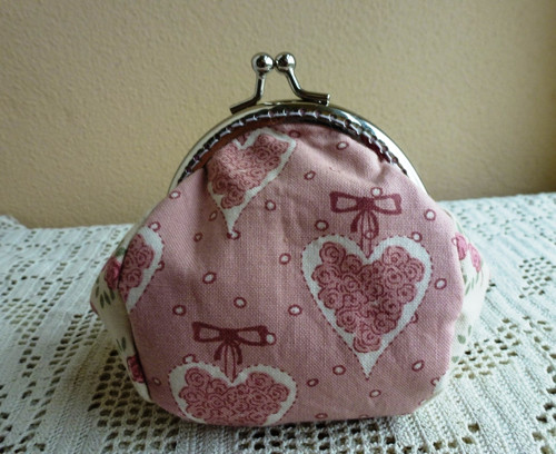 Portmončička Pink Hearts — foto 1