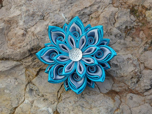 Brož Silver and turquoise