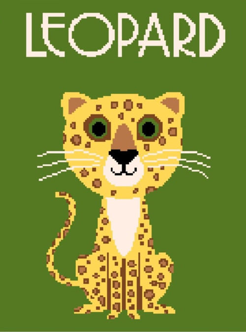 Předloha na vyšívání - LEOPARD — foto 1