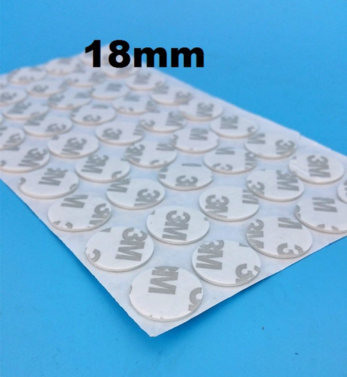 3M Oboustranné samolepky ∅18mm (1mm)-2ks