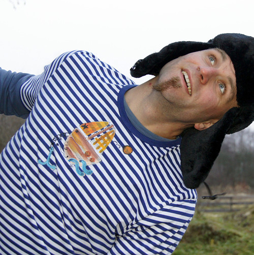 Malované triko loďka XL SKLADEM — foto 1