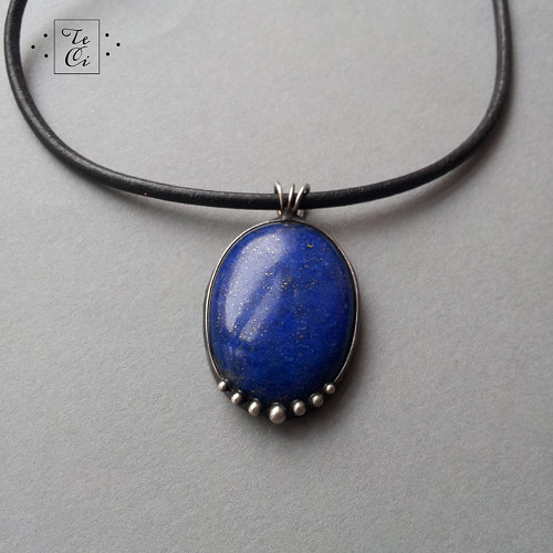Slunce šlo spát (lapis lazuli) — foto 1