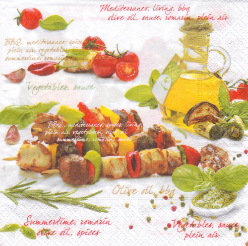 Ubrousek - barbeque