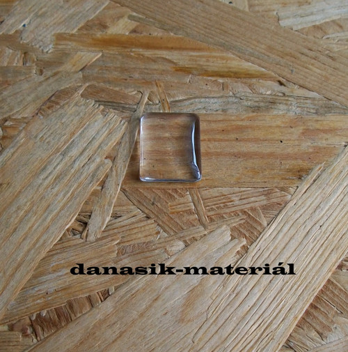 SKLENĚNÝ KRYCÍ KABOŠON 25x19 mm