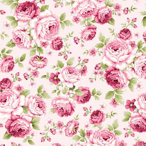Látka Symphony Rose - růže velké — foto 1