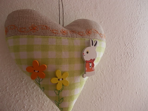 Jarní dekorační srdíčko — foto 1