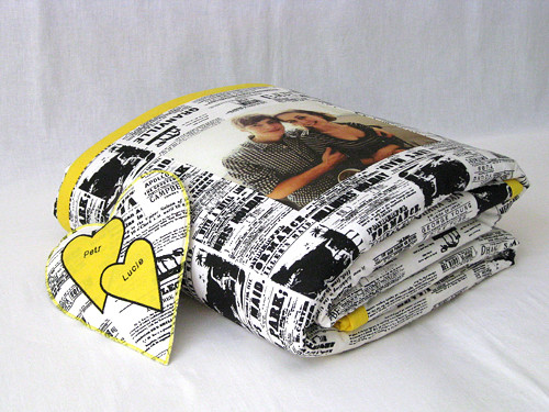 PATCHWORK deka s 10 fotografiemi 200x200cm — foto 1