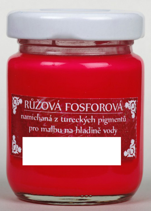 Růžová fosforová barva — foto 1