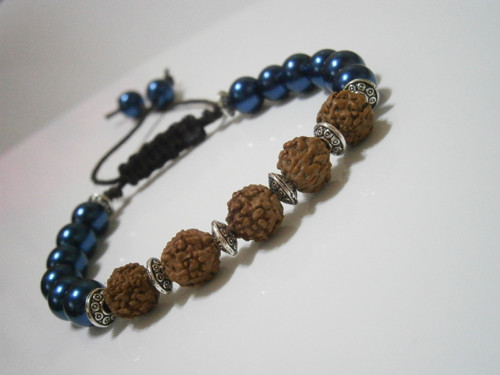 Náramek s Rudrakshou (Unisex) — foto 1