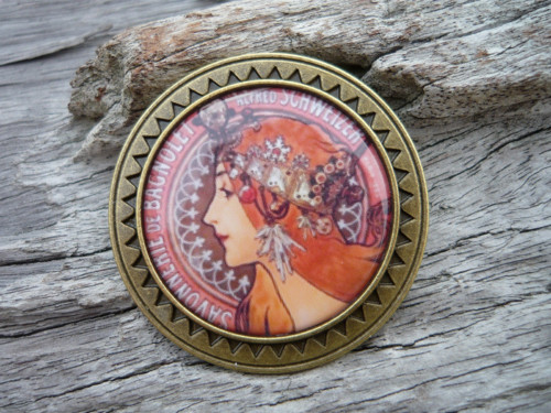 Brož...Alphons Mucha Dáma X. — foto 1