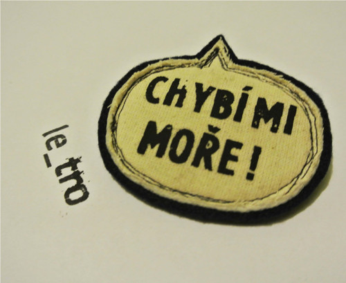 Brož CHYBÍ MI MOŘE! - zarezervováno — foto 1