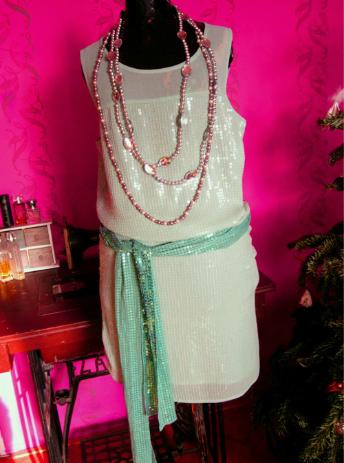 Šaty Great Gatsby green — foto 1