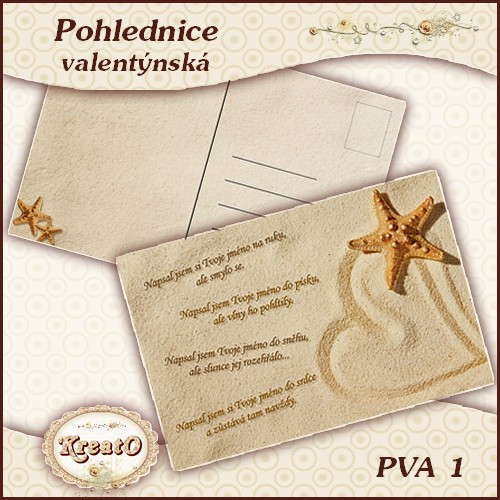 Valentýnská pohlednice — foto 1