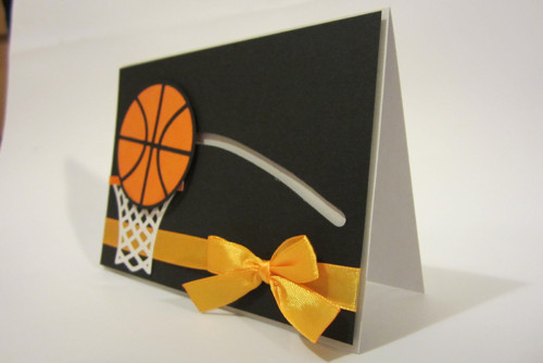 Basketbalový koš s mašlí — foto 1