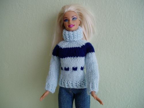 Modrý rolák-BARBIE — foto 1