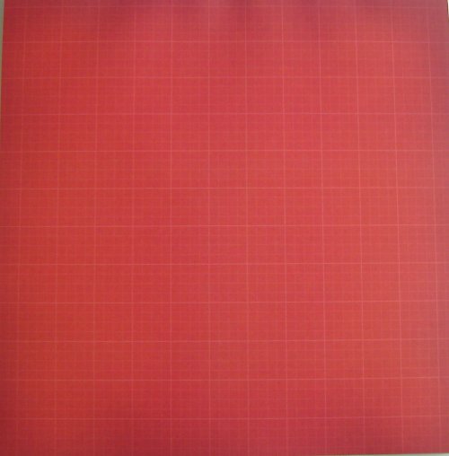 Čtvrtka na scrapbook Goe Hectic_červené mříž — foto 1