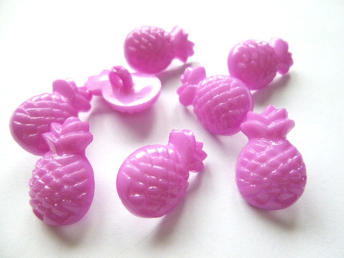 Knoflíčky ananas šeříkové 5ks