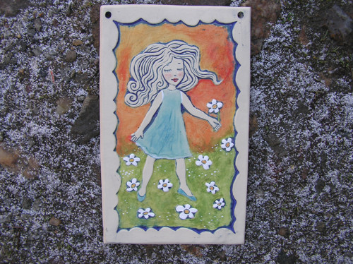 Dívka na louce II- obrázek — foto 1