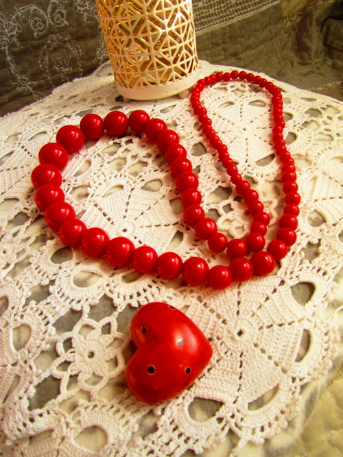 Retro red korále — foto 1