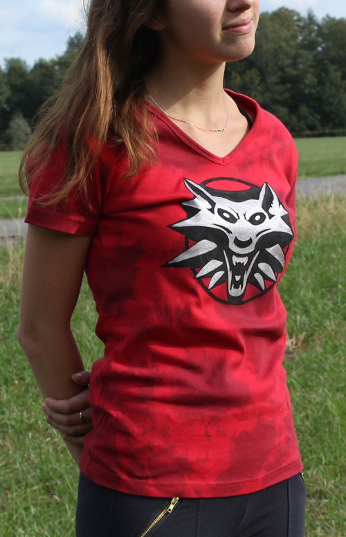 Zaklínačka ~ Malované tričko — foto 1