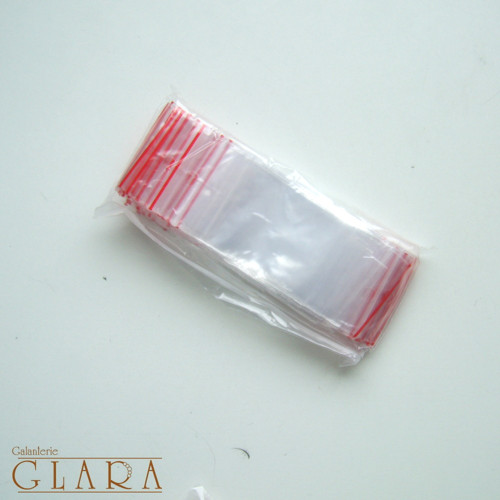 Zip sáčky / 40 x 60 mm / 100 Ks