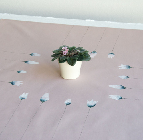 Ubrus- Tak kvete - tulipán — foto 1