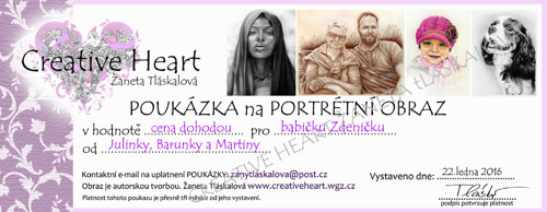 Poukázka na portrétní obraz — foto 1
