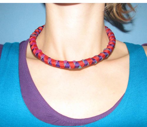 Náhrdelník textil 2 — foto 1