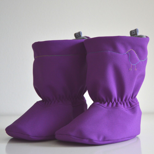 Zimní capáčky - magenta - ptačí — foto 1