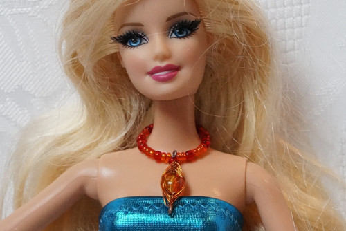Šperk pro Barbie - měděná klariska — foto 1