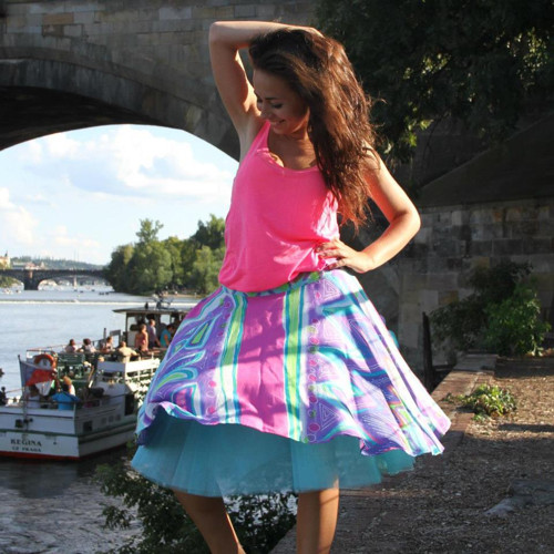 Růžová sukýnka — foto 1