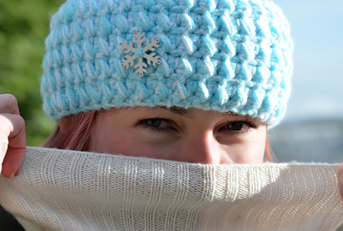 Háčkovaná čelenka "Winter Princess One" — foto 1