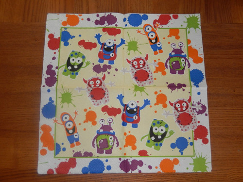 Ubrousek na decoupage - bacily — foto 1