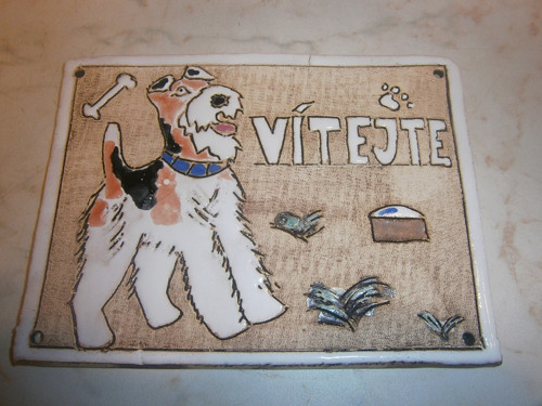 Vítací cedulka - foxteriér — foto 1