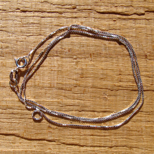 Stříbrný řetízek - 52cm — foto 1