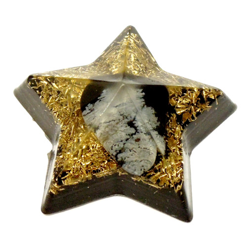 Mini orgonit - obsidián vločkový — foto 1