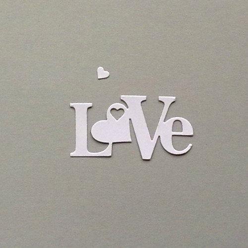 Nápis Love - barva dle přání