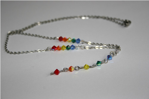 Čakrový náhrdelník - Swarovski - hypoalergenní