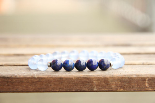 Náramok lapis lazuli — foto 1